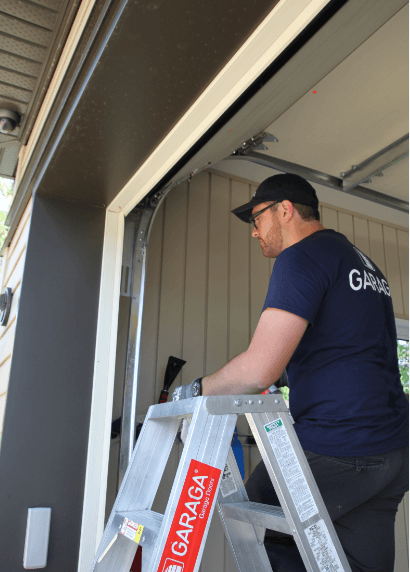 Réparation d'une porte de garage
