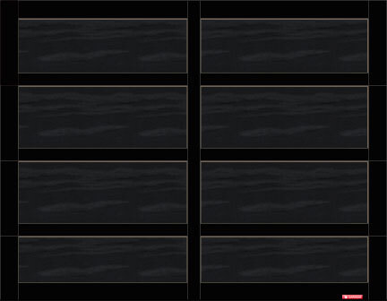 Porte de garage Cambridge CL, 9’ x 7’, porte et moulures Noir, fenêtres Panoramique Clair