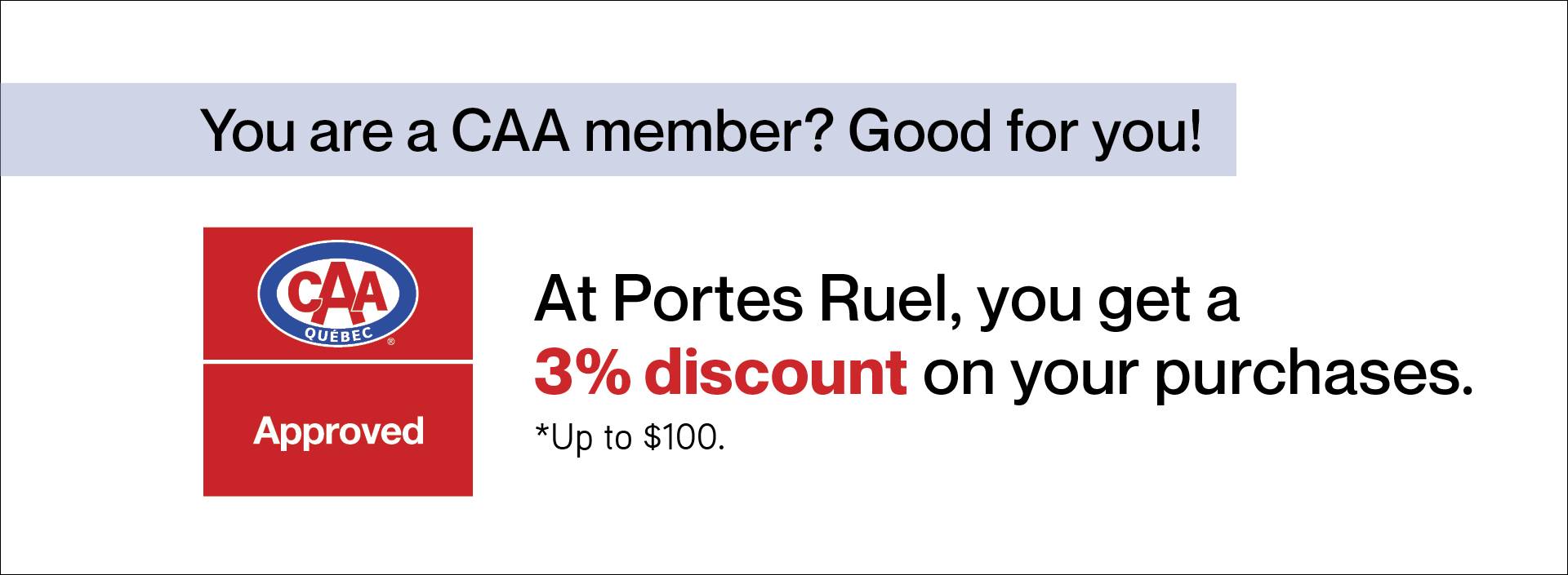 You are a CAA member?